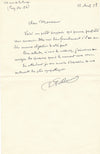 VUILLERMOZ 2 lettres autographes compositeur hommage Léon Paul FARGUE