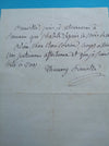 Noblesse GRANCEY Eugénie Cordoüe Mandat 2 lettres à Zoé BIENVILLE DENTERGHEM