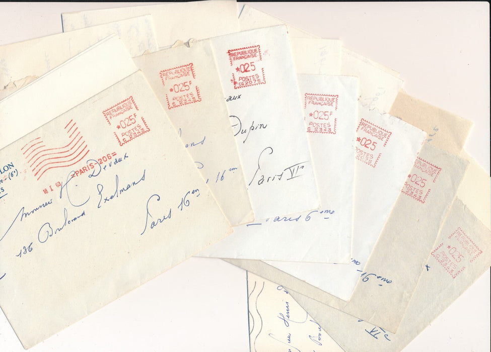 Henri MASSIS 24 lettres autographes signées  ! correspondance 1954-1962