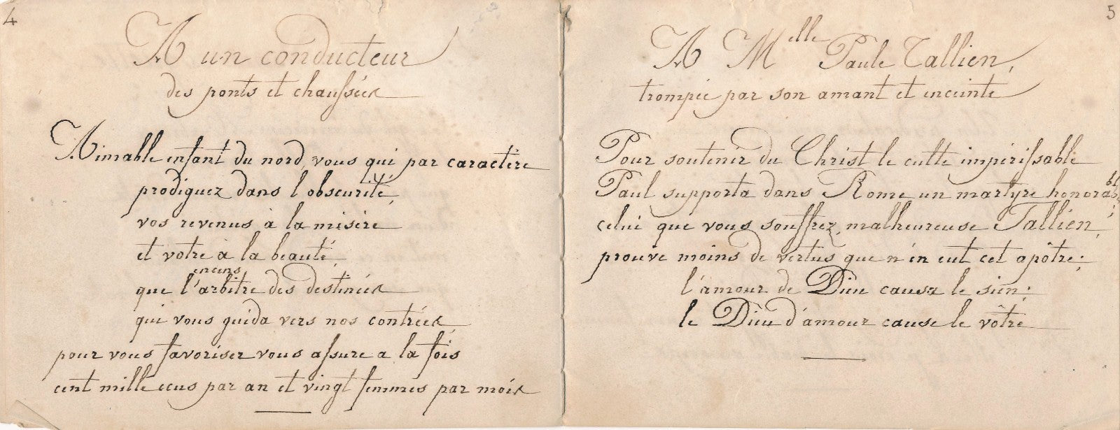 Olympe Bénazet poète manuscrit 8 poésies Eprigramme carnet relié