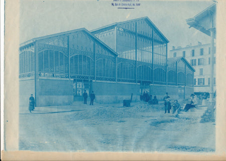 marché central les halles Saint Denis Durupt ingénieur 2 cyanotype photographie