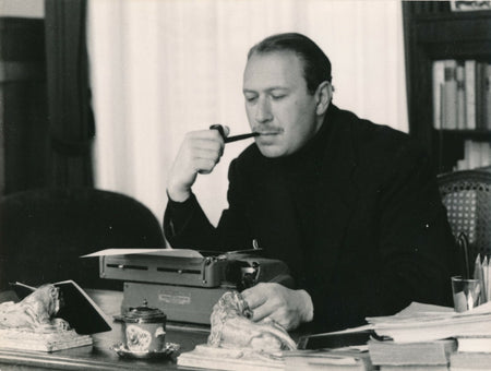 Jean DUTOURD tirage argentique machine à écrire pipe photo photographie