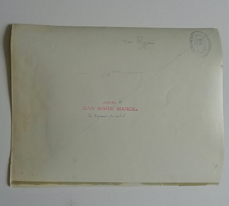 photo Jean Rigaud  chansonnier, acteur tirage argentique vintage Marcel