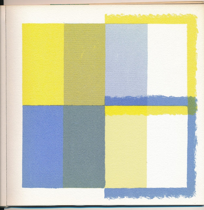 Albert Ayme Paradigme du bleu et jaune catalogue 1976 photo sérigraphies