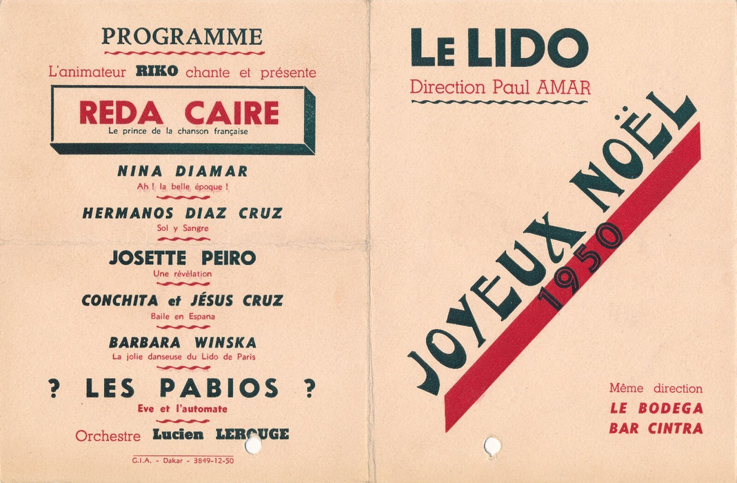 Reda CAIRE rare correspondance de 15 lettres autographes signées musique chanson