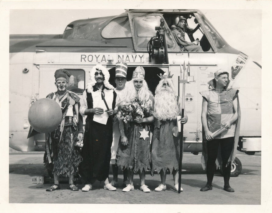 Militaria Royal Navy 3 snapshots Angleterre ET appontage photo