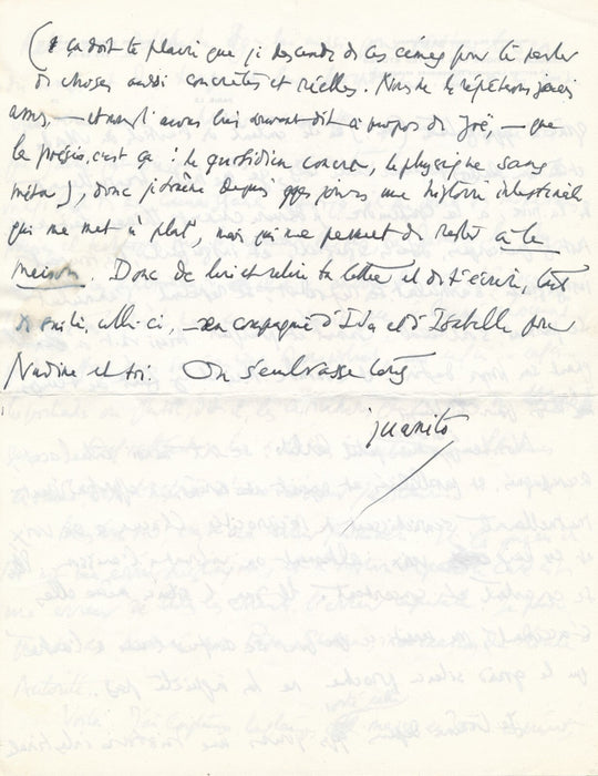 Jean CASSOU 4 lettres autographes Carlo SUARÈS Kabbaliste Juif Joe BOUSQUET