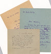 FRANC-NOHAIN 1 poème autographe 2 lettres écrivain poète
