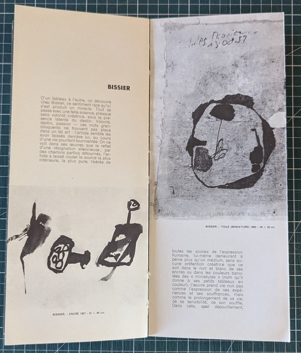 Exposition collective galerie Daniel Cordier Paris 1960 Bellmer Bissier Dado...