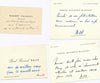 Entreprise : 12 cartes de visite autographes Peugeot Boussac Bleustein Blanchet