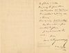 Henri de Lapommeraye théâtre lettre autographe signée recommandation humour