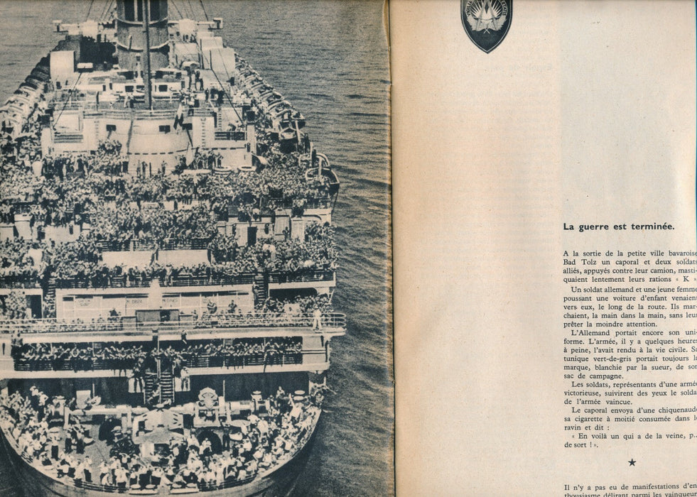 RARE Brochure propagande bienfaits OTAN, 32 p vers 1953 militaria 