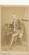 Militaria 7 photographies lot photo photographie cdv Caillau Artigue Pierson...