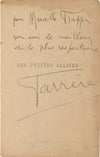 intéressant Lot Claude Farrère Farrere 4 lettres 3 dédicaces autographe