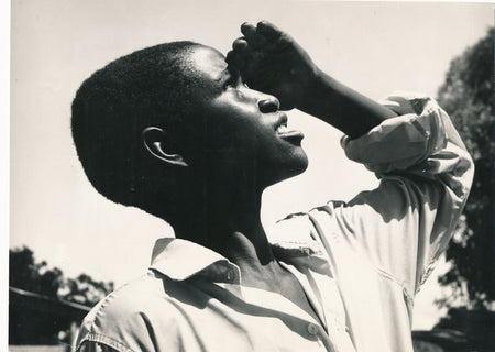 Sénégal portrait enfant Sénégalais Bureau inter. travail argentique époque photo