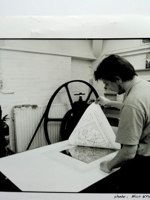 Corneille Cobra photographe Nico Koster tirage argentique époque 1996 estampe