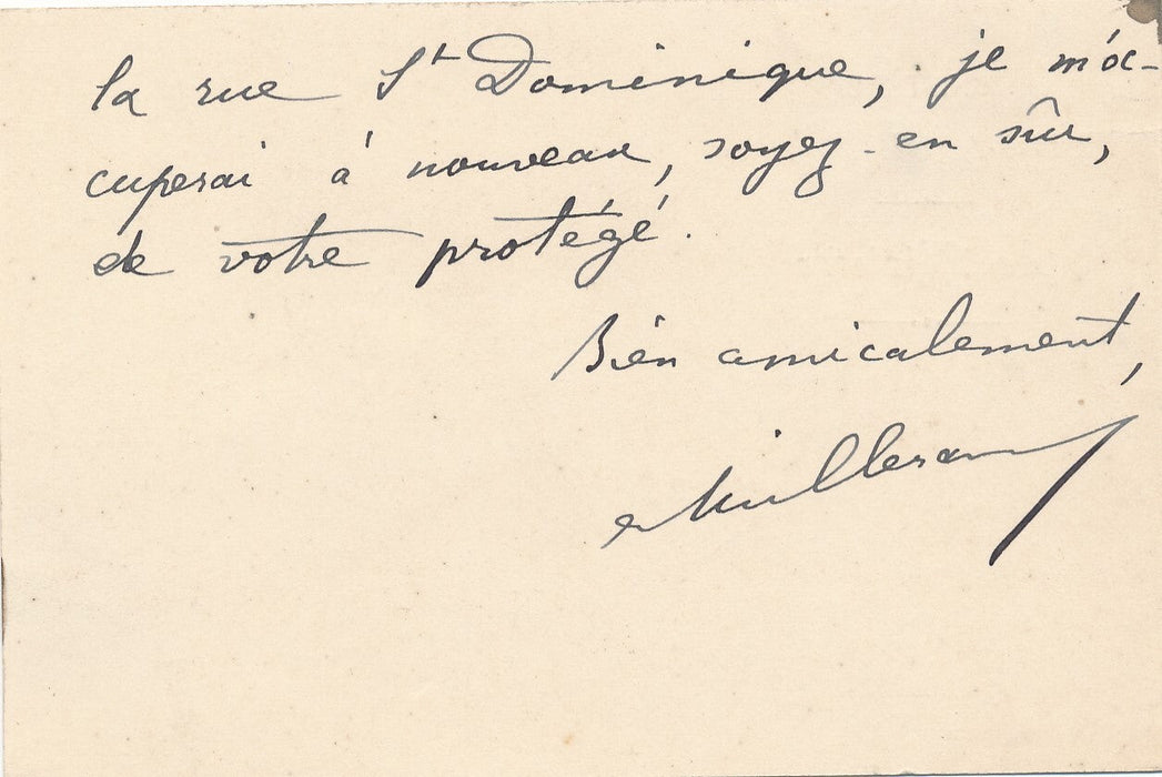 Lot ensemble 5 présidents de la République 5 lettres autographes signées cartes