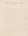 Pierre-Antoine LEBRUN Imprimerie royale lettre autographe signée Auguste RIGAUD