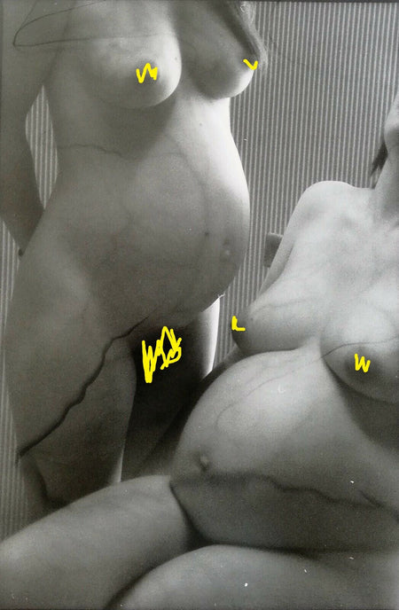 Etude femmes n° 2 photographie argentique époque v. 1980 curiosa