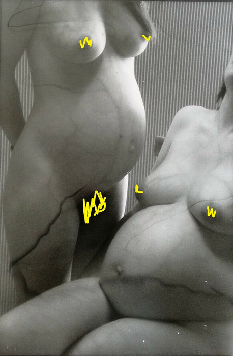 Etude femmes n° 2 photographie argentique époque v. 1980 curiosa