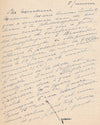 Philosophie Cécile Brunschvicg lettre autographe signée à Jacques Lassaigne 1946