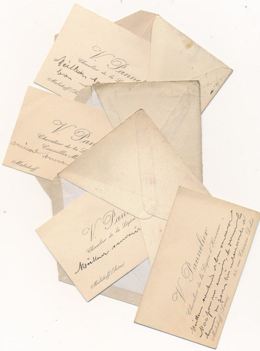 Victore PANNELIER Paris photographe 11 lettres  radical guerre anti clerical