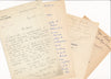 Francis de Miomandre 2 lettres autographes signées ET 2 envois P. Fort Hébertot