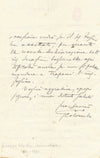 Giuseppe COLOMBO lettre autographe signée ingénieur Italien Ministre Serafini