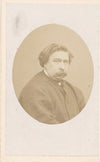 Thomas COUTURE peintre photo photographie albumine carte de visite