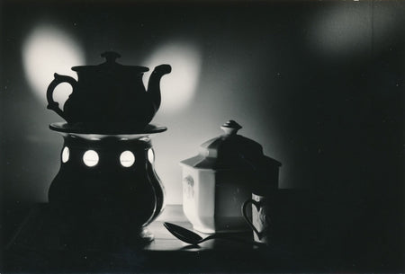 Nature morte 2 tirages argentiques époque photo photographie tasse théière