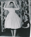 Jean SEBERG et mère actrice mode mariage robe photo photographie époque