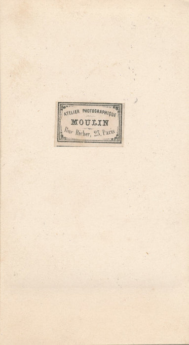 Jacques BABINET albumine cdv photo photographie mathématicien photographe Moulin