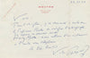 Philippe de Rothschild 3 lettres et 3 billets autographes signée poésie 1969-70