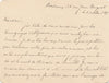 Généalogie de la famille de Vauloger Maine Normandie lettre autographe