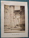 égypte 4 photographie album pyramide Keops Karnak Thèbes v. 1870 albumine photo