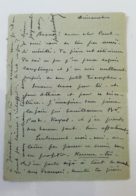 Maurice Chambreuil acteur lettre autographe signée succès "remue toi" !