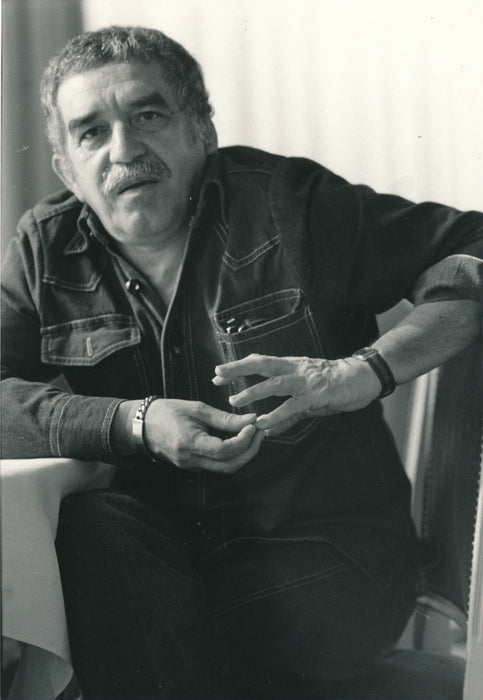Gabriel GARCIA-MARQUEZ tirage argentique époque Cannes prix Nobel photographie