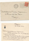 Anne d'Orléans (1906-1986) 2 lettres autographes signées portrait duc d'Orléans