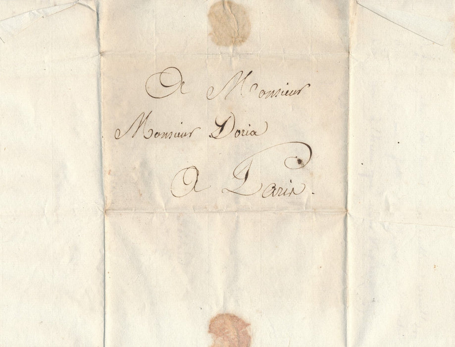 Jean-Baptiste BÉDARD violoniste Renne harpiste lettre autographe signée dédicace