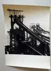 Photo Hauts fourneaux sidérurgie Italie Taranto tirage argentique vintage