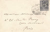 Eugène LABICHE invite Moreau-Chaslon Augier Arago cravate noire autographe signé