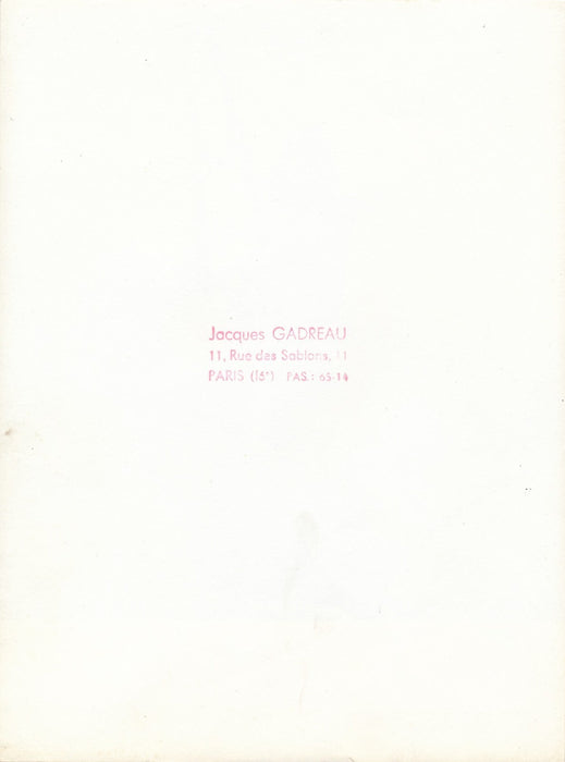 L’auto-stoppeuse photo photographie époque v. 1950 Jacques Gradeau sexy