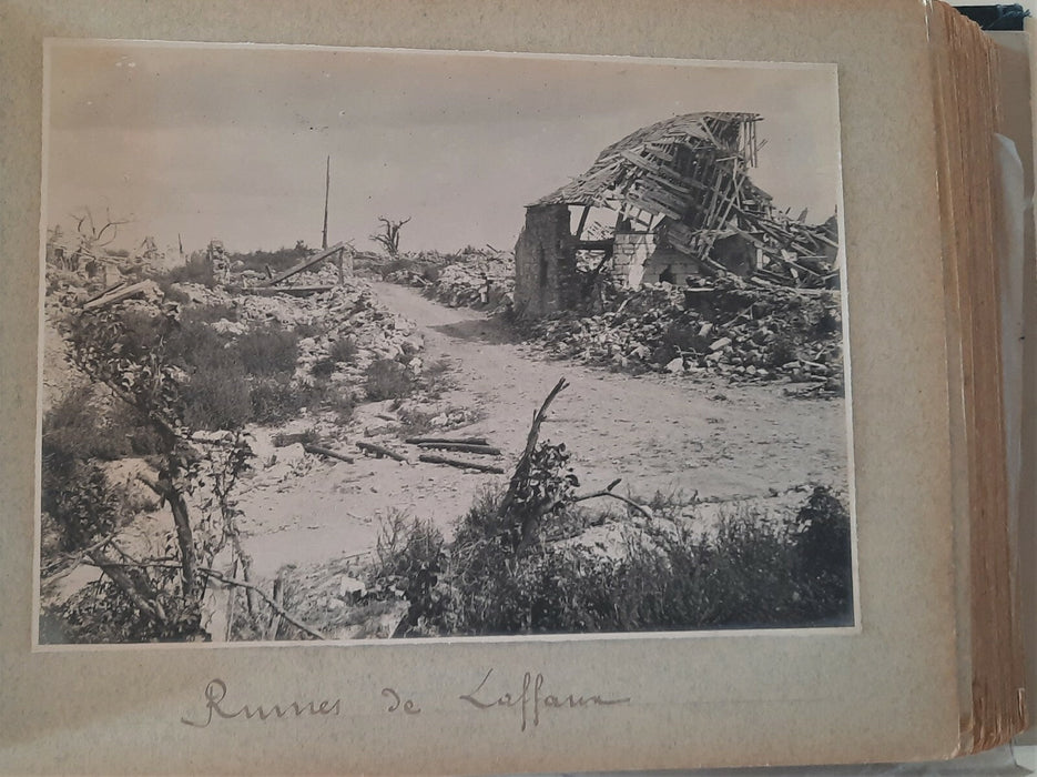 Première guerre mondiale album photo 80 tirages Laffaux Gerbéviller Godat Estrée