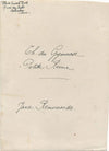 Bel ensemble Jane Renouardt 2 lettres autographes une photo 3 cartes visite