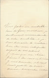 CONTADES CHEVREUSE lettre autographe signée théâtre Fr. Febvre Jeanne d'Arc
