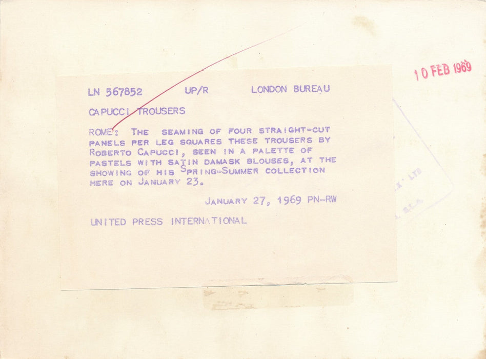 4 photo mannequin Bettina Lucky Woos Lamy années 60 et 3 photos défilés