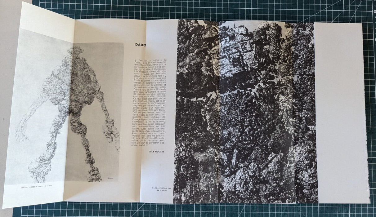 Exposition collective galerie Daniel Cordier Paris 1960 Bellmer Bissier Dado...