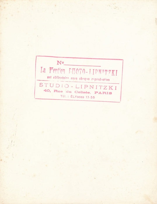 Portrait femme robe Lipnitzki Paris photo photographie mode