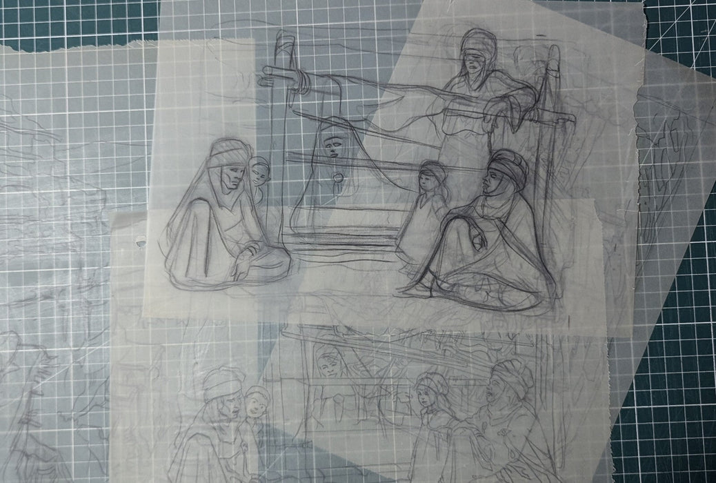 ALGÉRIE L'AURÈS BENJAMIN SARRAILLON Voyage à Rouffi photos négatifs dessins