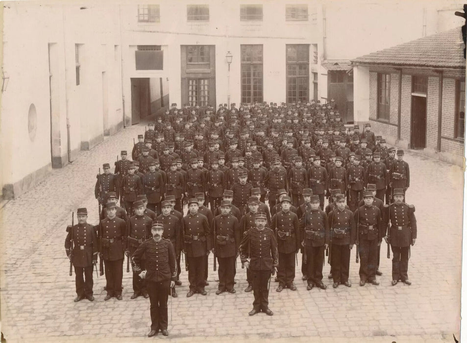 militaria militaire infanterie Rambouillet 1888 12 tirages époque escrime armes